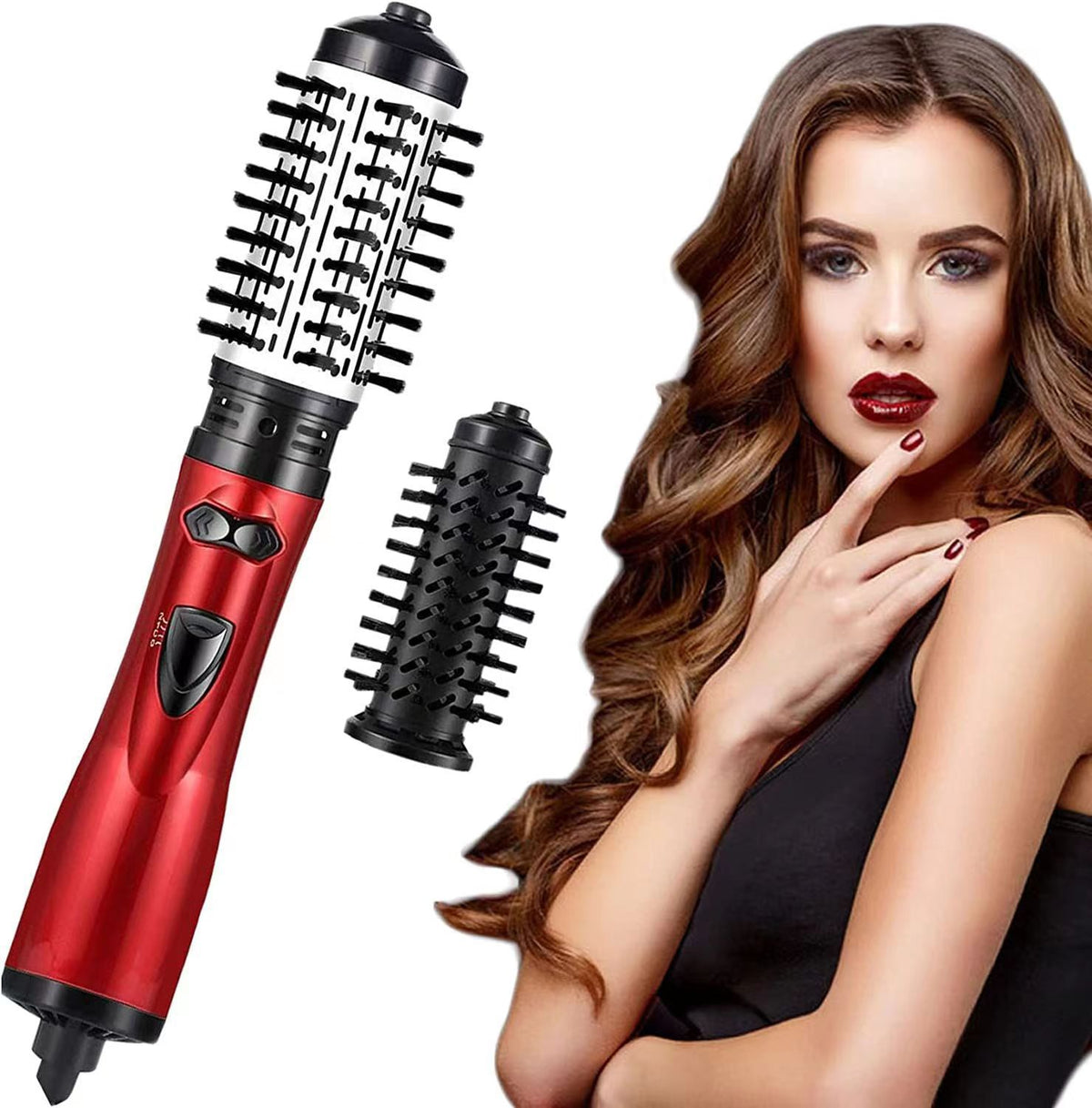 2-in-1 Rotating Hair Dryer & Styling Brush
