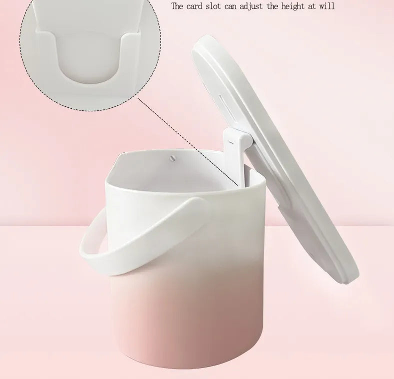 LED Makeup Mirror & Travel Organizer