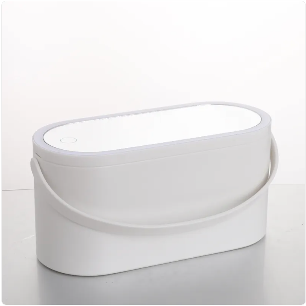 LED Makeup Mirror & Travel Organizer
