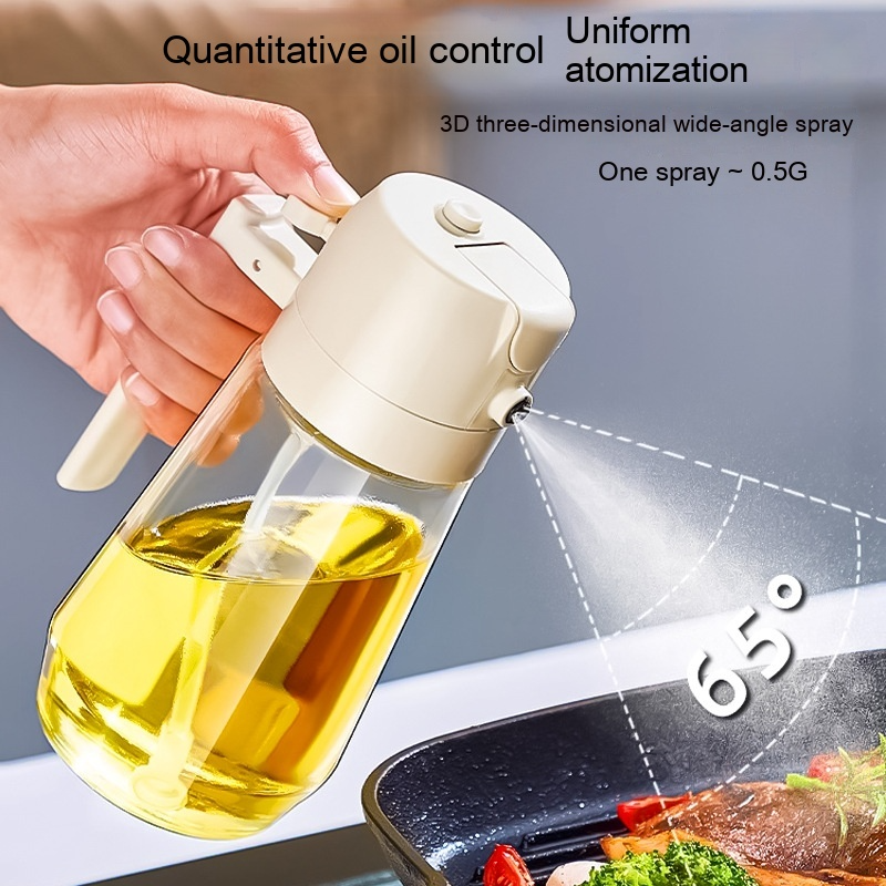 2-in-1 Oil Sprayer & Pourer Bottle