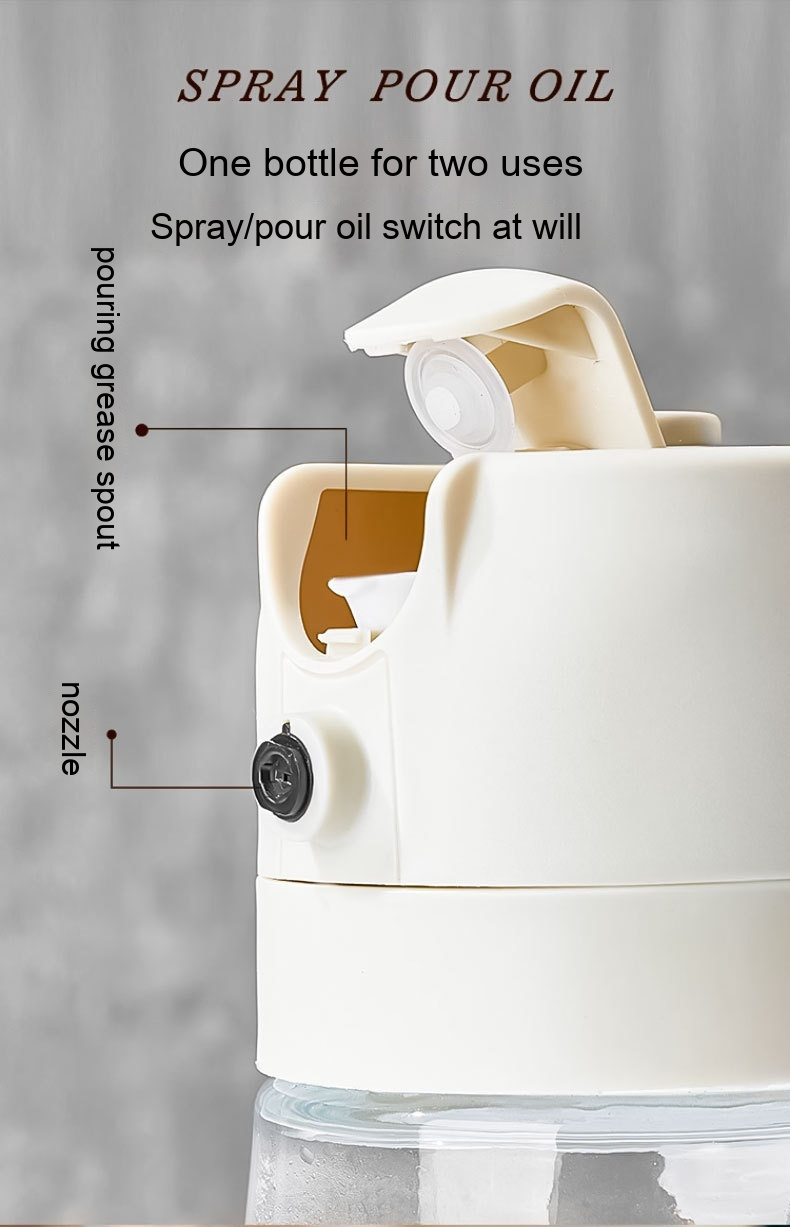 2-in-1 Oil Sprayer & Pourer Bottle