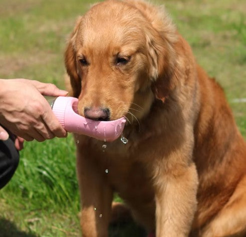 2-in-1 Portable Dog Water Bottle & Bowl