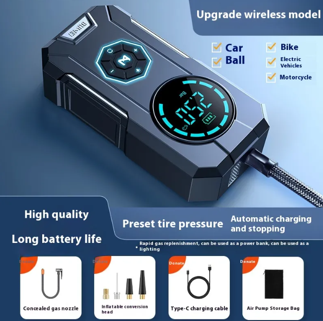 Wireless Portable Tire Inflator