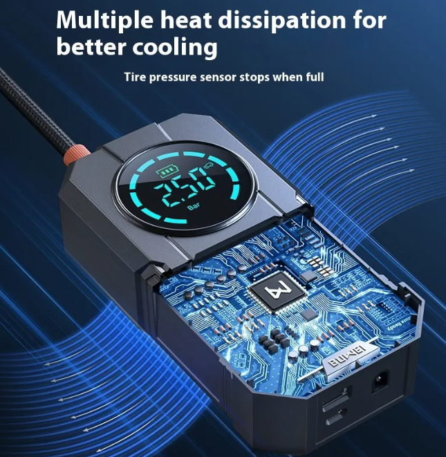 Wireless Portable Tire Inflator