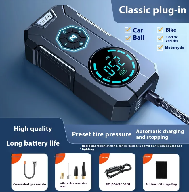 Wireless Portable Tire Inflator