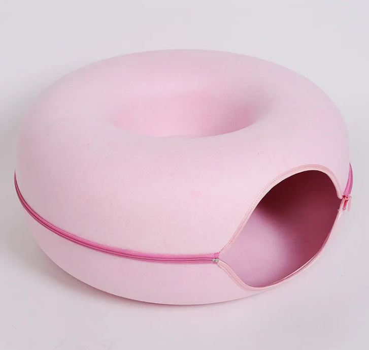 Felt Cat Cave Tunnel & Bed