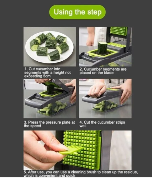 15-in-1 Vegetable Chopper & Slicer