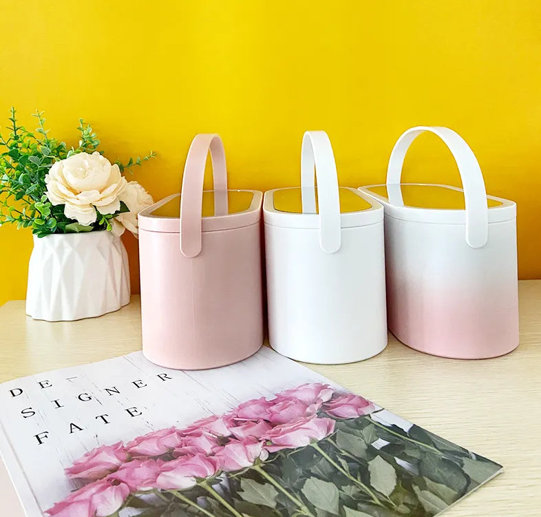 LED Makeup Mirror & Travel Organizer