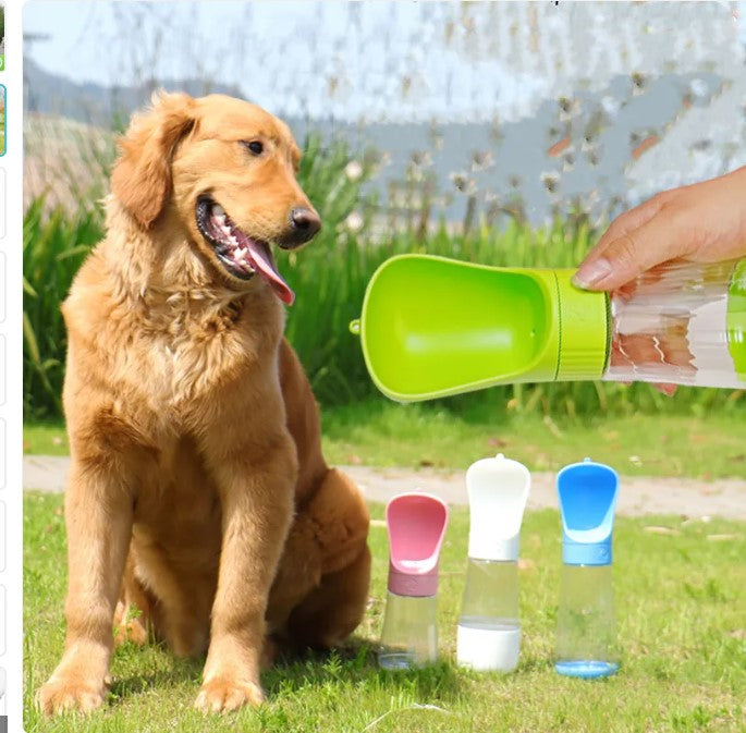 2-in-1 Portable Dog Water Bottle & Bowl