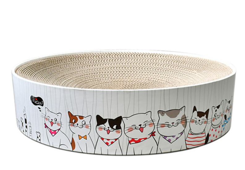 Round Cat Scratcher Bed